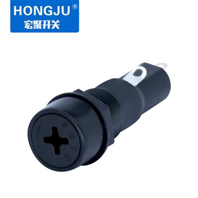 面板式保險絲座結構改進方法